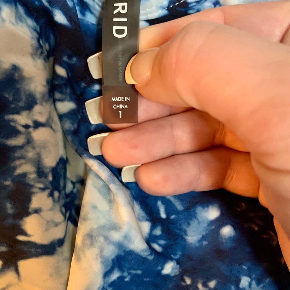 Torrid the dye bikini top size 1 and bottom size 2